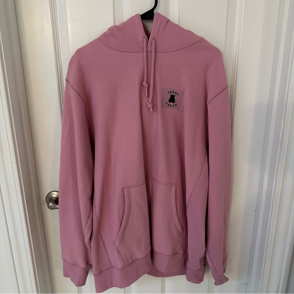 XL Teddy Fresh Pink Hoodie